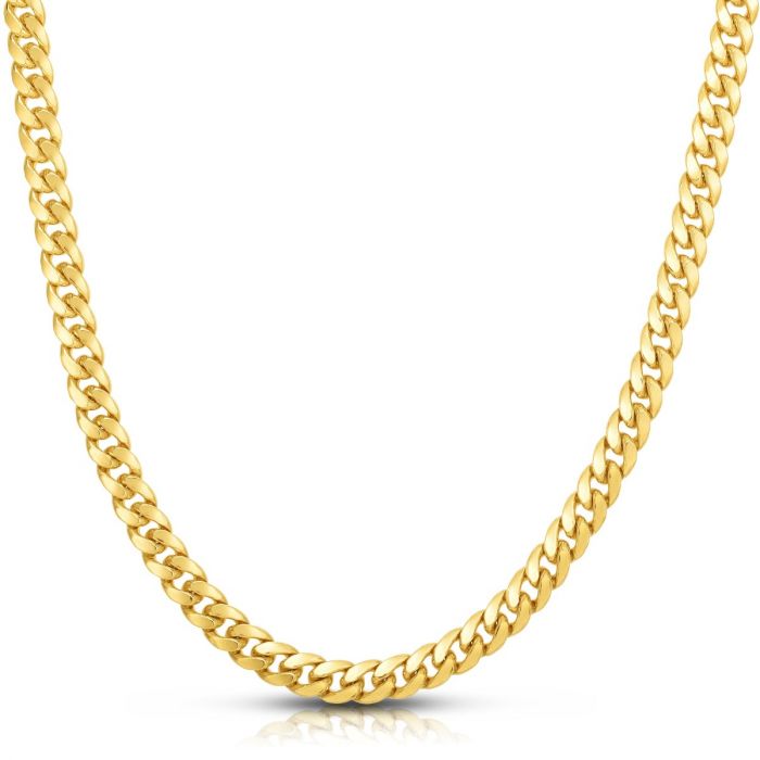 10K Gold 8.2mm Classic Miami Cuban Necklace