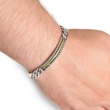 Load image into Gallery viewer, Men&#39;s Cuban Cable Link and 18K Gold Bracelet
