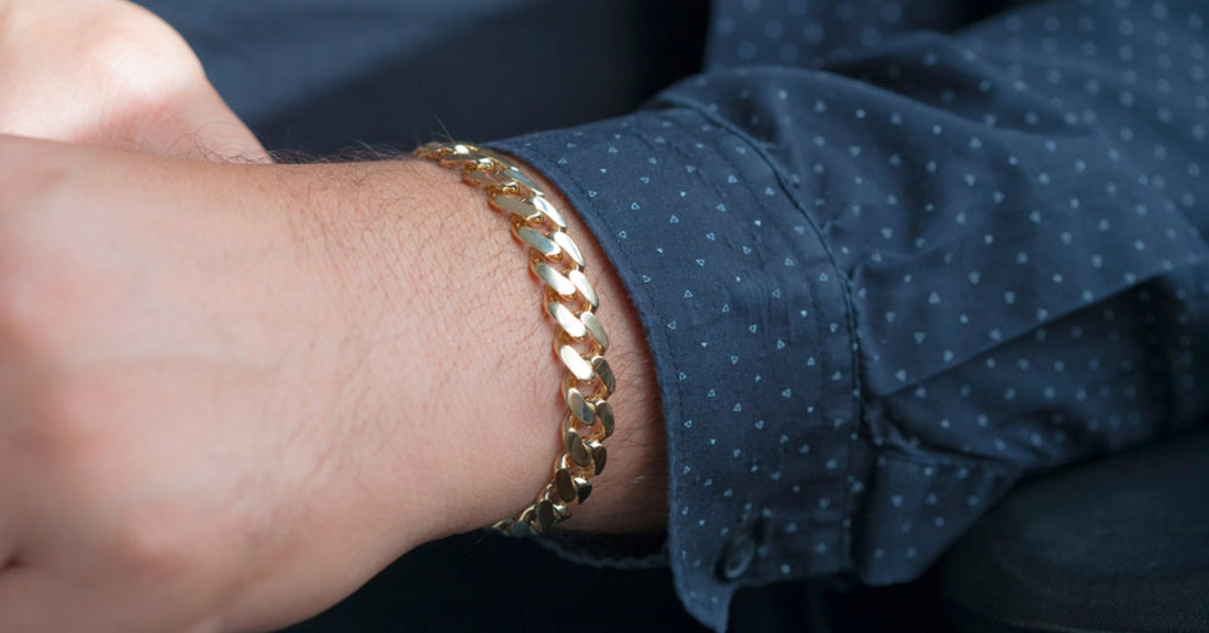 Best Gold Bracelets for Men for Weddings, Parties & Formal Events