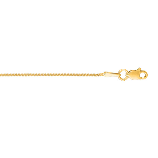 Royal Chain 10K Gold 1.0mm Wheat Chain 025RW
