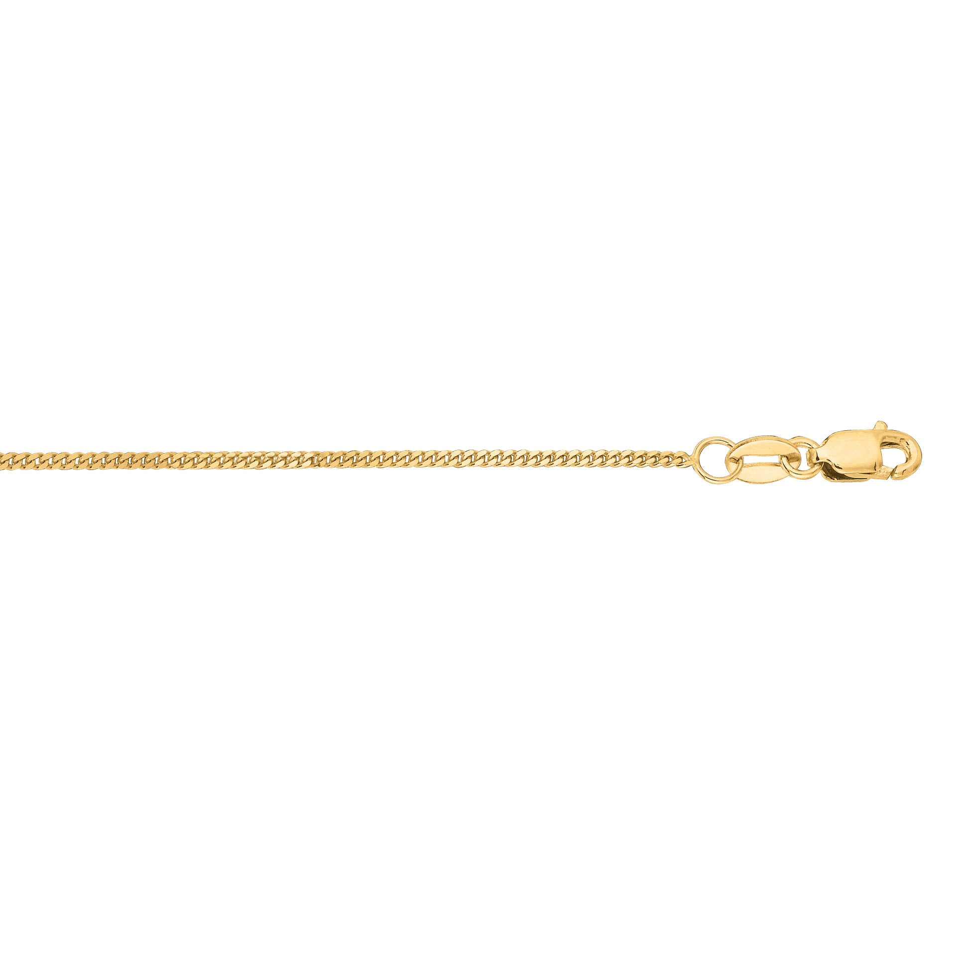 Royal Chain 10K Gold 1mm Gourmette Chain 030GR