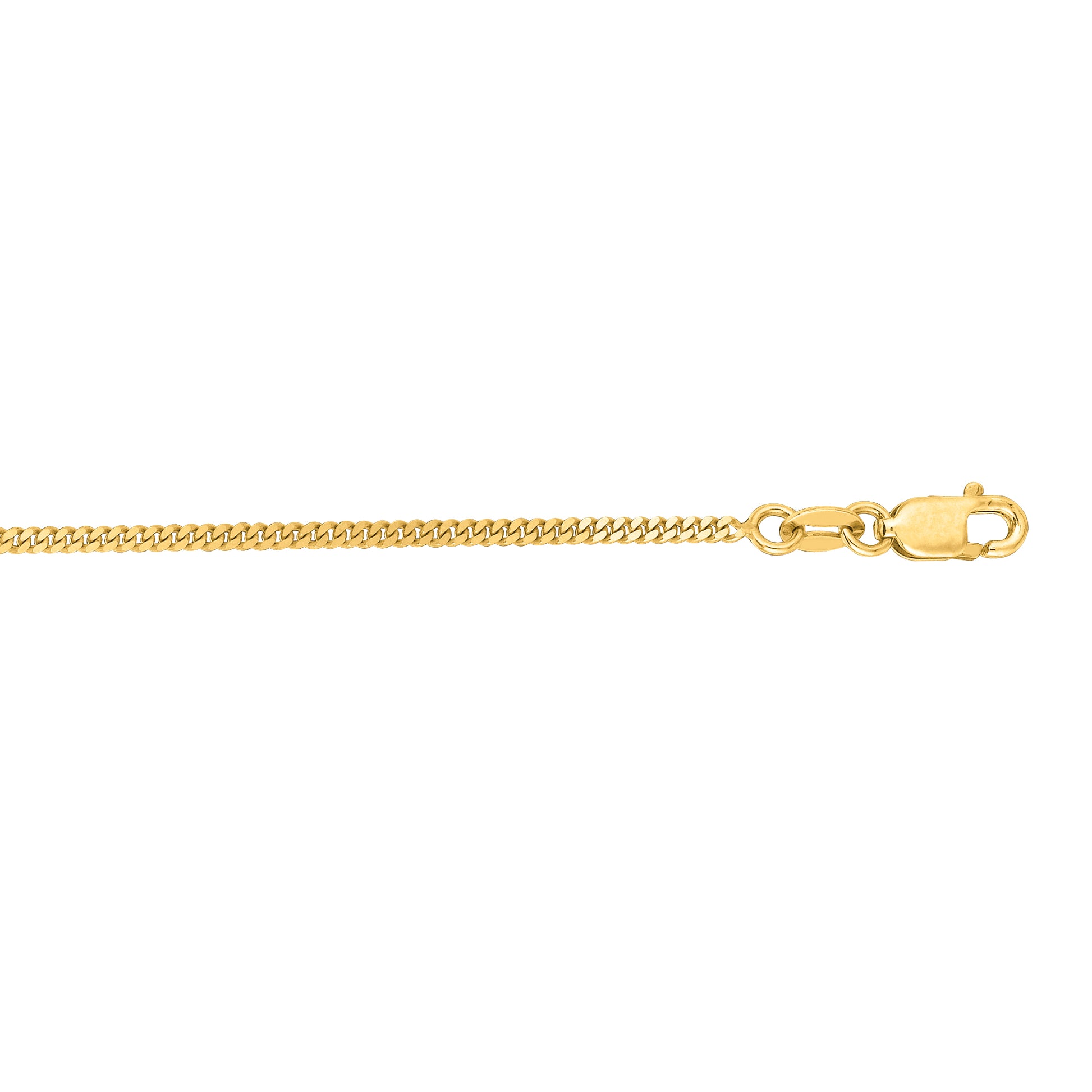 Royal Chain 10K Gold 1.4mm Gourmette Chain 040GR