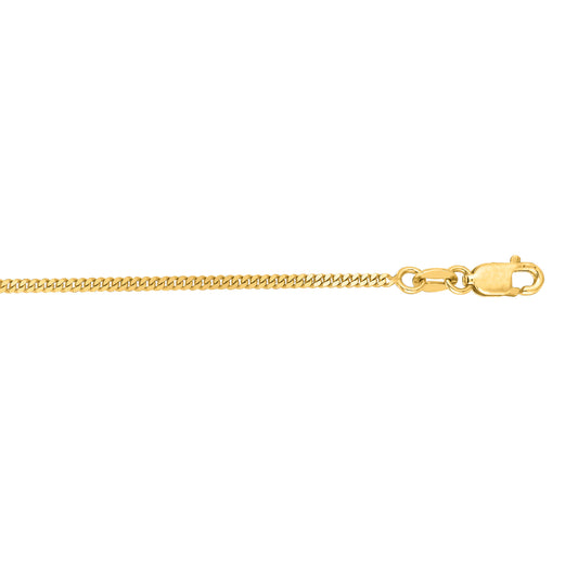 Royal Chain 10K Gold 1.4mm Gourmette Chain 040GR