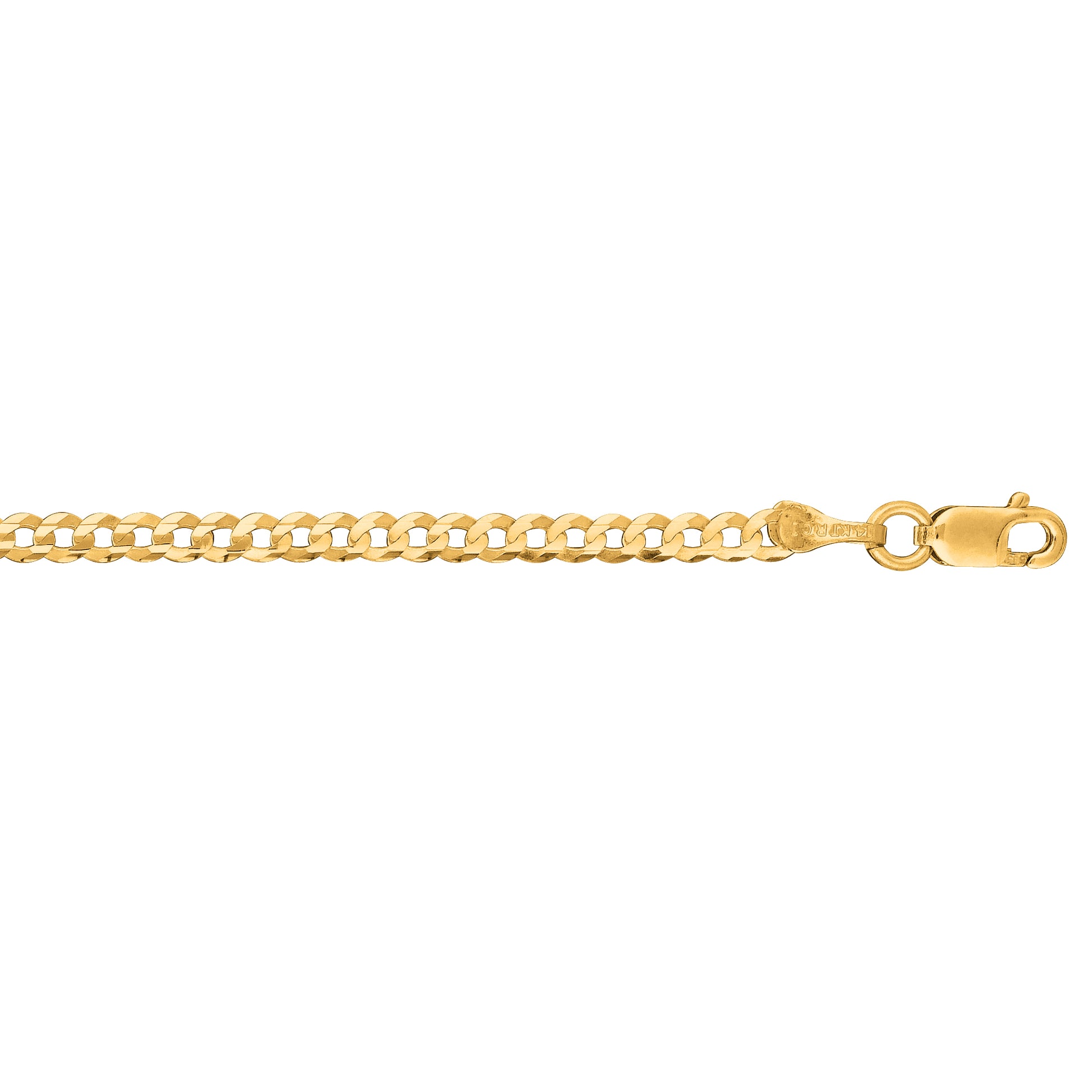 Royal Chain 10K Gold 2.8mm Comfort Curb Chain 060CC