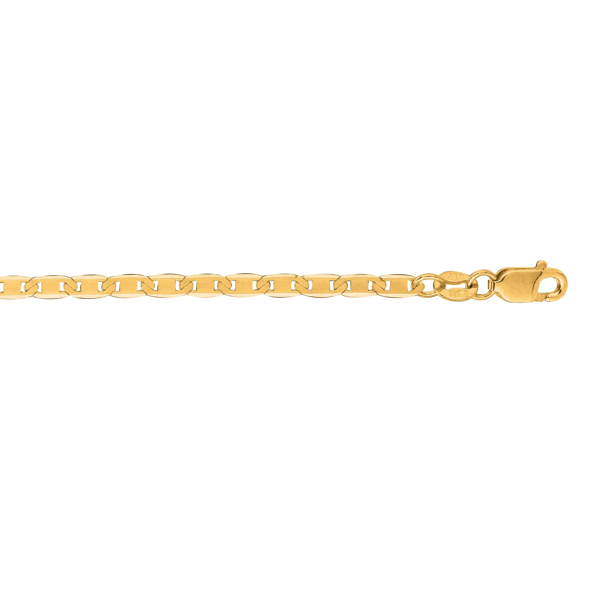Royal Chain 10K Gold 2.3mm Mariner Chain  065M