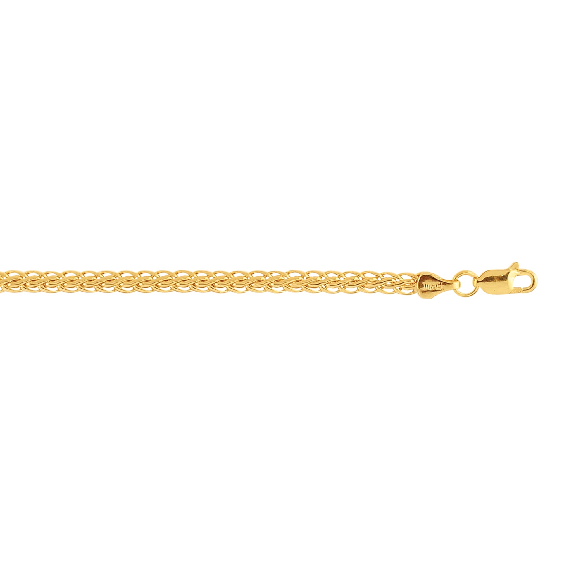 Royal Chain 10K Gold Woven Bracelet 068FW