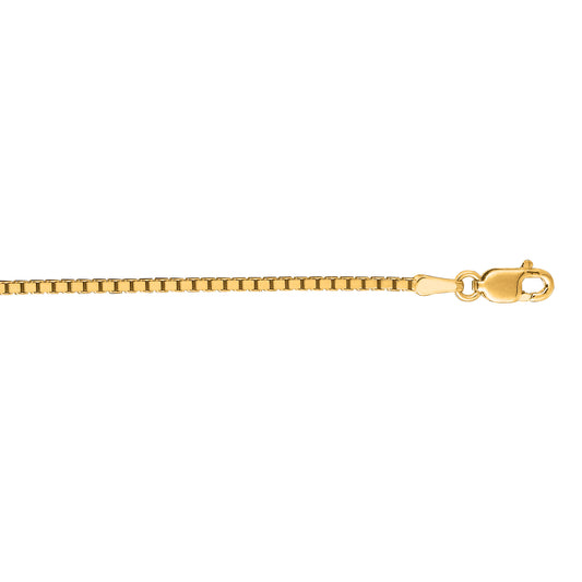 Royal Chain 10K Gold 1.4mm Classic Box Chain 073BOX