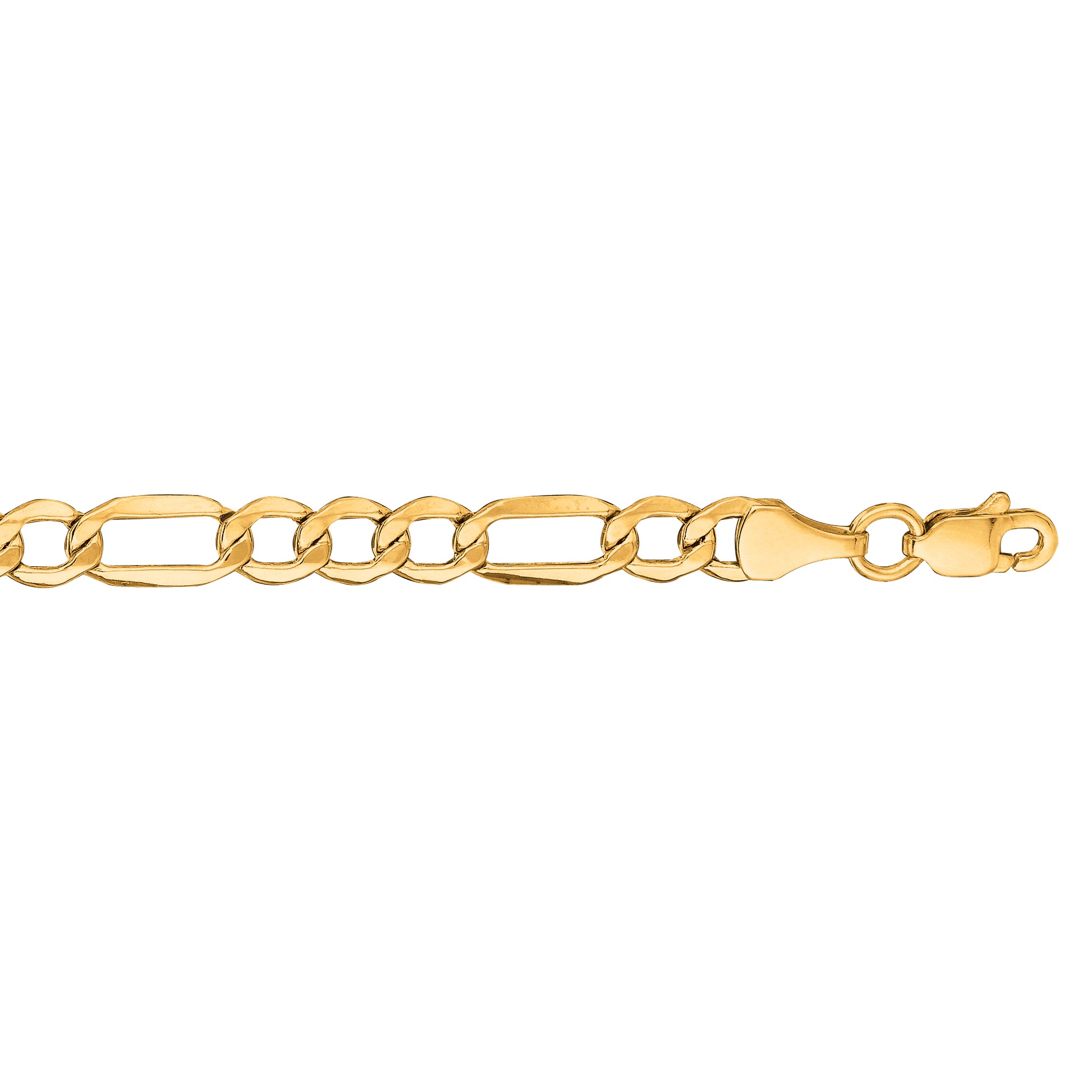 Royal Chain 10K Gold 4.7mm Lite Figaro Chain 100LFIG