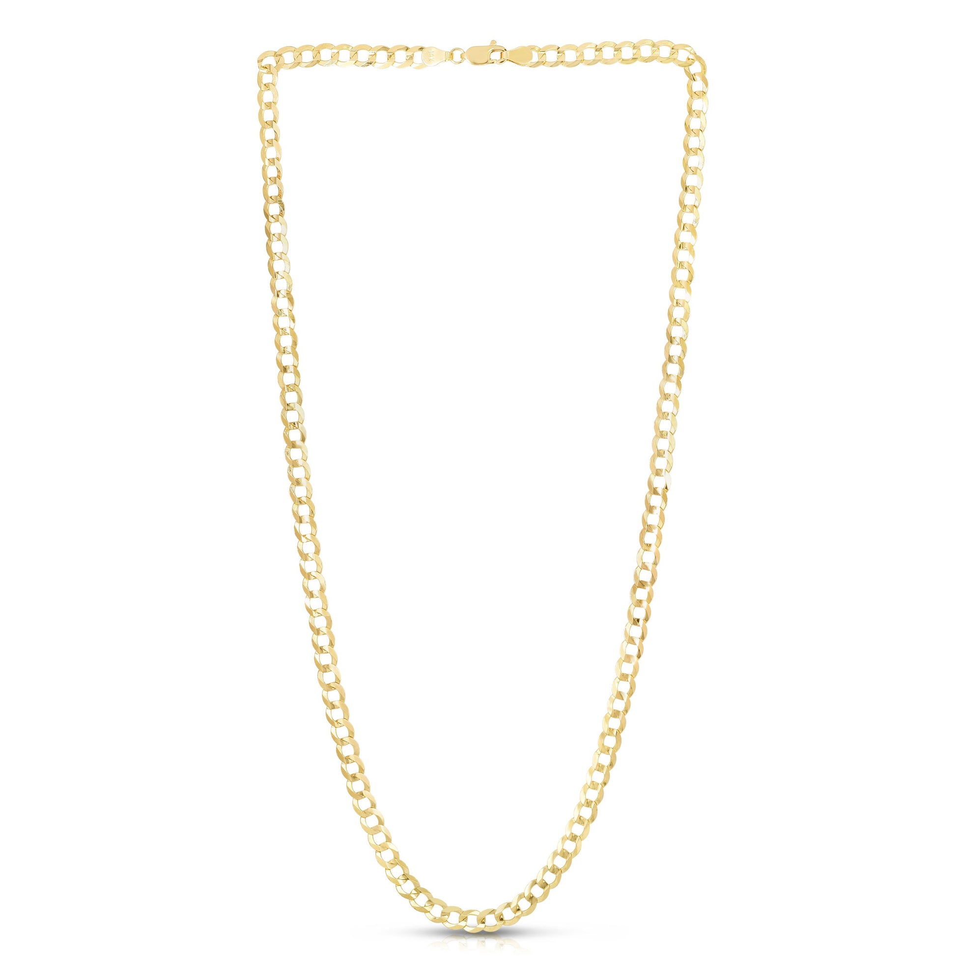 Royal Chain 10K Gold 5.3mm Lite Comfort Curb Chain 120LCRB
