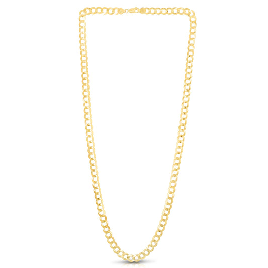 Royal Chain 10K Gold 6.2mm Lite Comfort Curb Chain 140LCRB