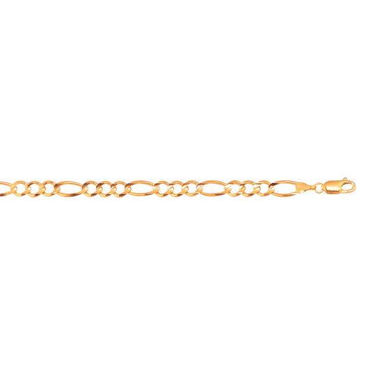 Royal Chain 10K Gold 5.3mm Figaro Chain  140RFIG