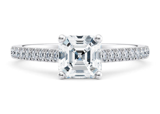 1477 Vintage Asscher Shape Castle Vintage 1.80 mm