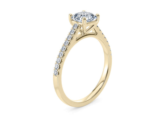 1477 Vintage Asscher Shape Castle Vintage 1.80 mm