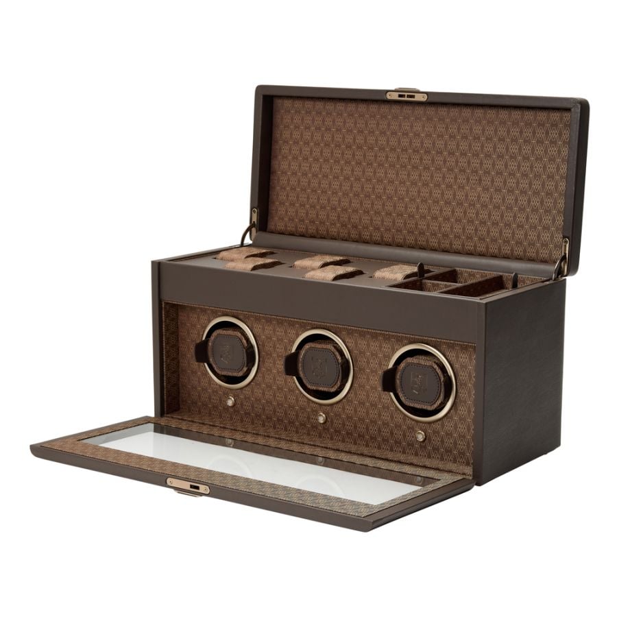 Wolf Earth Triple Watch Winder 190506