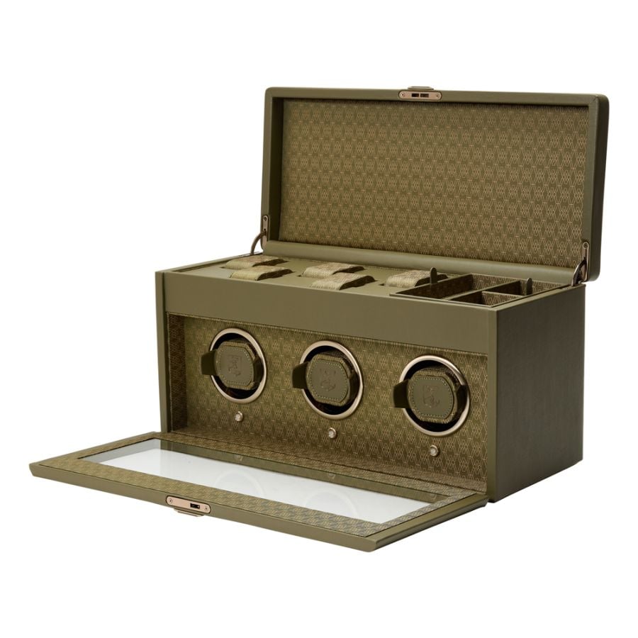 Wolf Earth Triple Watch Winder 190541