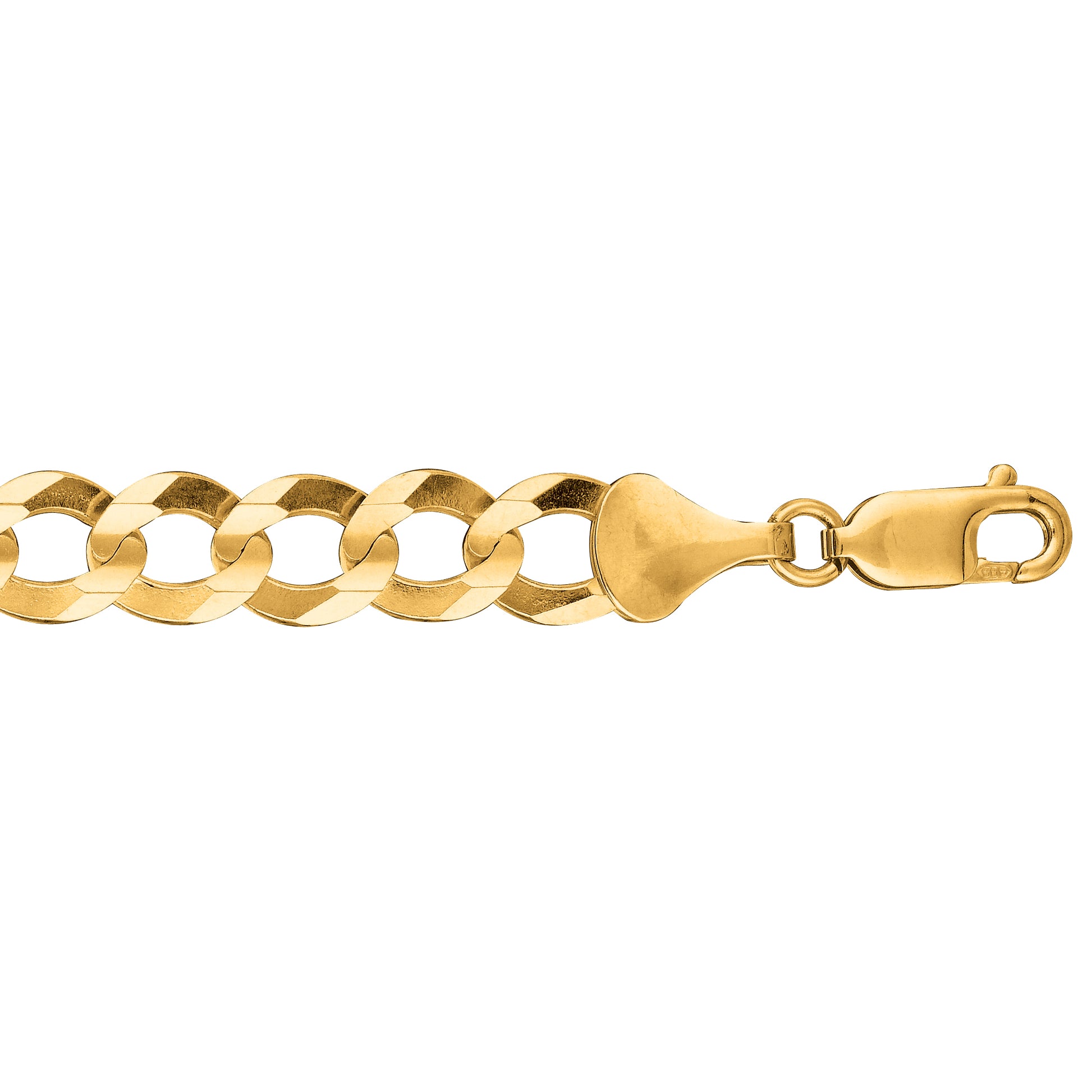 Royal Chain 10K Gold 8.2mm Comfort Curb Chain  210CC