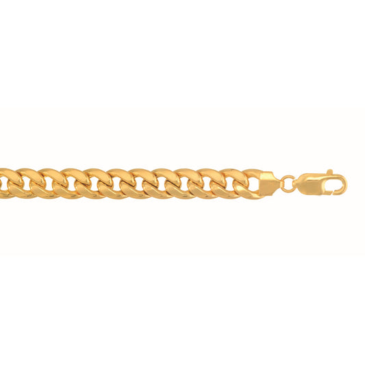 Royal Chain 10K Gold 8mm Semi-Solid Miami Cuban  210HMC