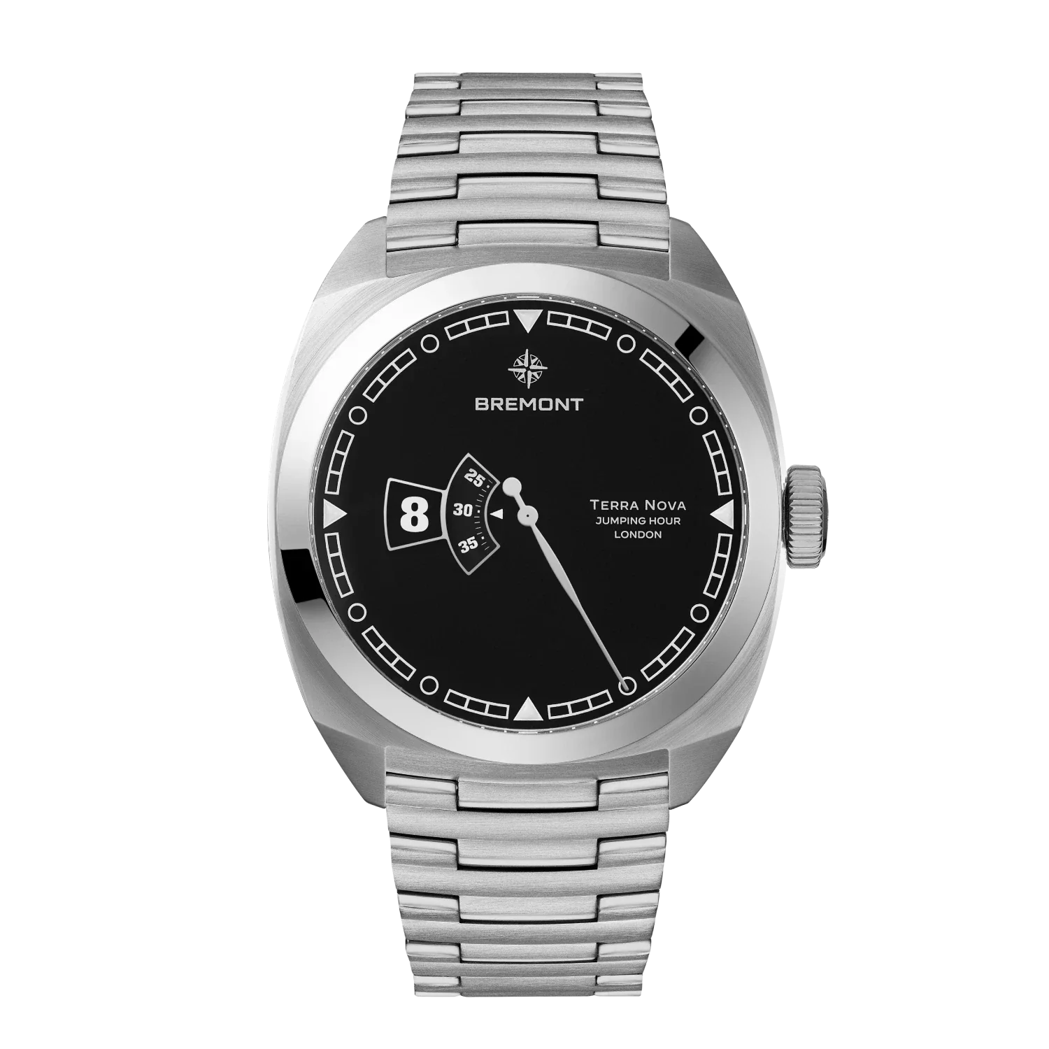 Bremont Terra Nova 40.5 Jumping Hour TN40-JH-SS-BK-B
