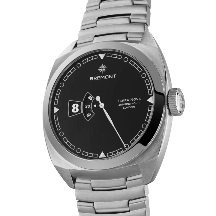 Bremont Terra Nova 40.5 Jumping Hour TN40-JH-SS-BK-B