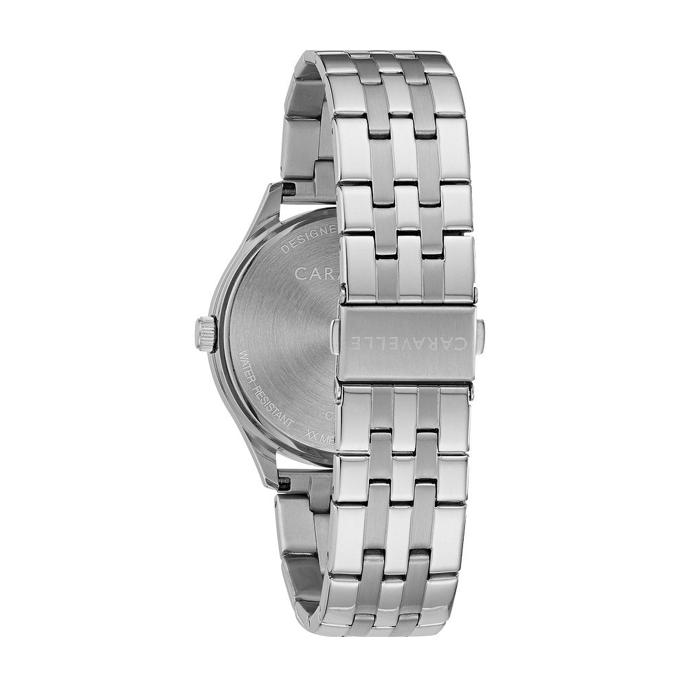 Bulova Caravelle Stainless Steel Classic CAR Mens Watch Watch 43B151