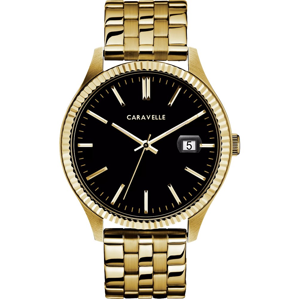 Bulova Caravelle Stainless Steel Classic CAR Mens Watch Watch 44B121
