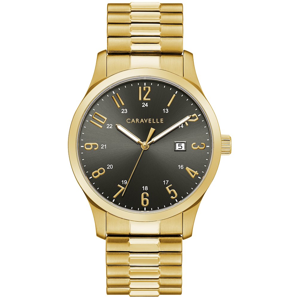 Bulova Caravelle Stainless Steel Classic CAR Mens Watch Watch 44B126
