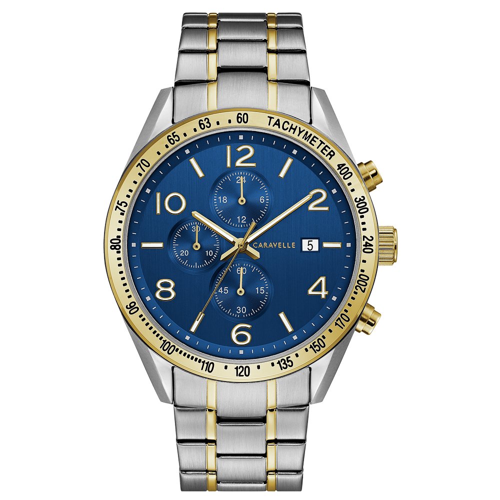 Bulova Caravelle Stainless Steel Sport Mens Watch Watch 45B152