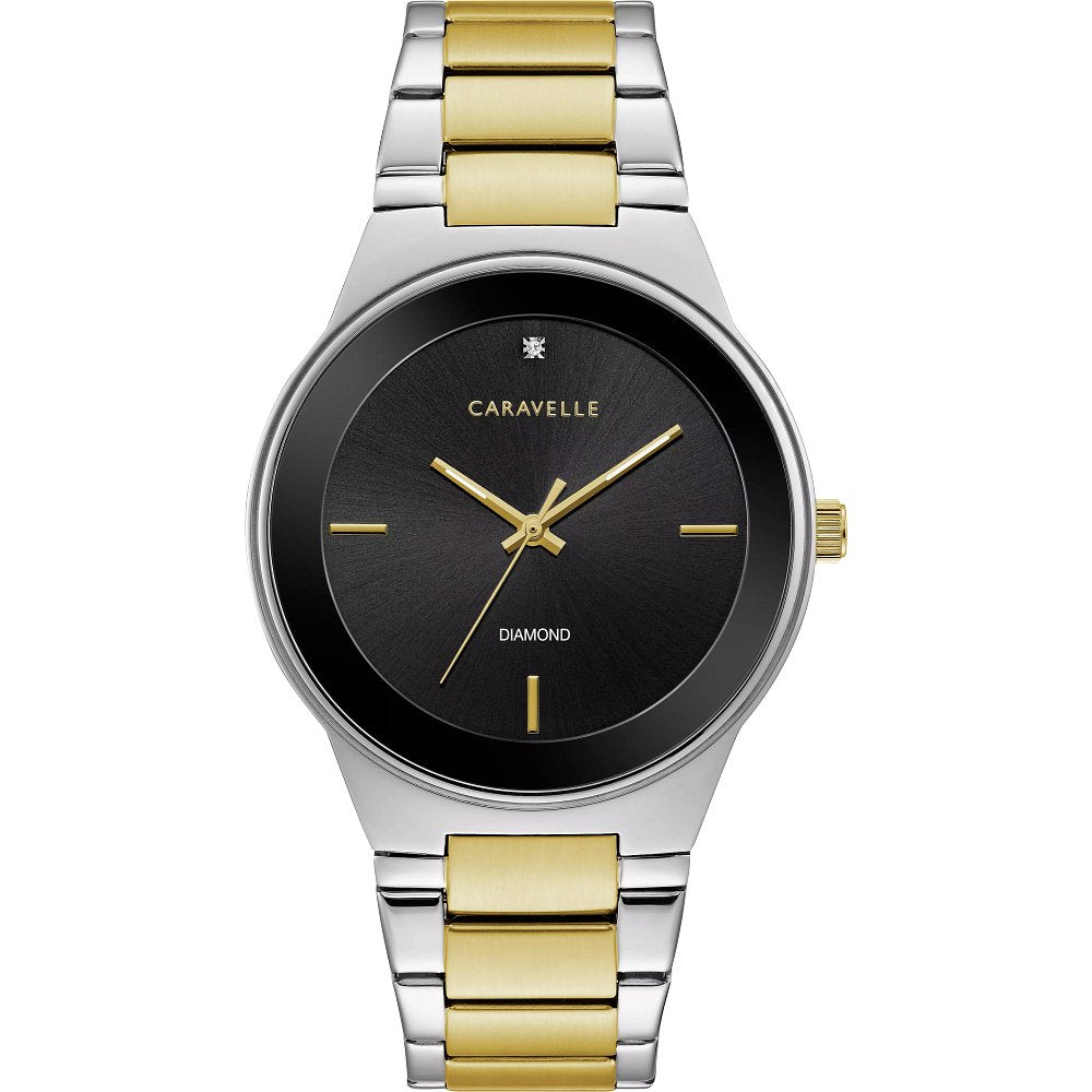 Bulova Caravelle Stainless Steel Modern CAR Mens Watch Watch 45D107