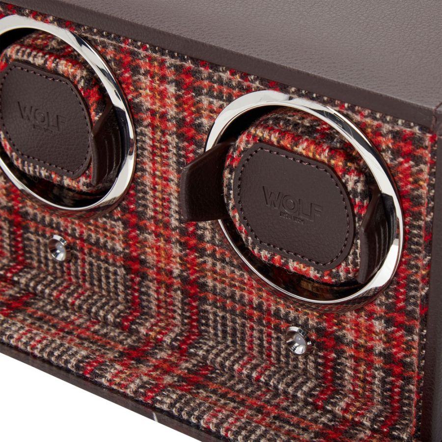 Wolf WM Brown Double Watch Winder 800700