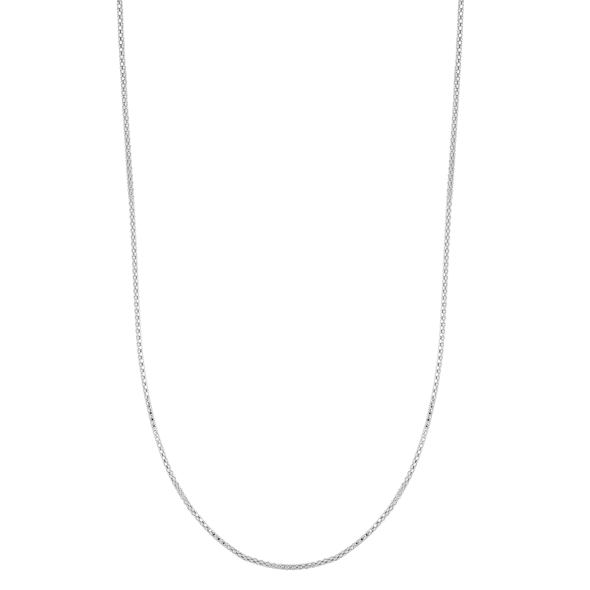 Royal Chain Silver .8mm Adjustable Popcorn Chain AGAPOP180