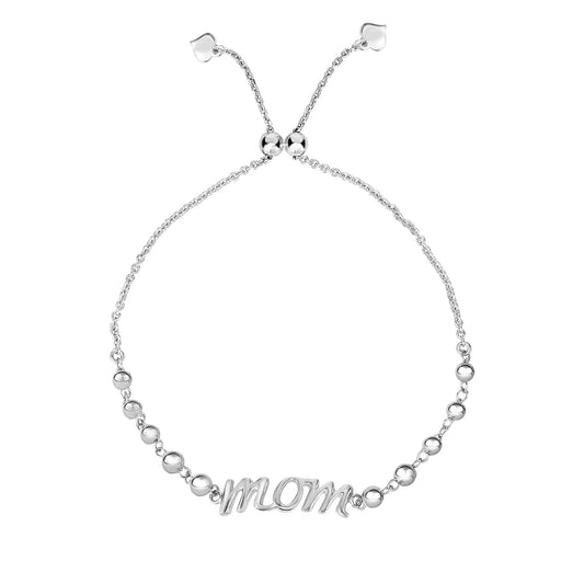 Royal Chain Sterling Silver Mom Friendship Bracelet AGBRC1798