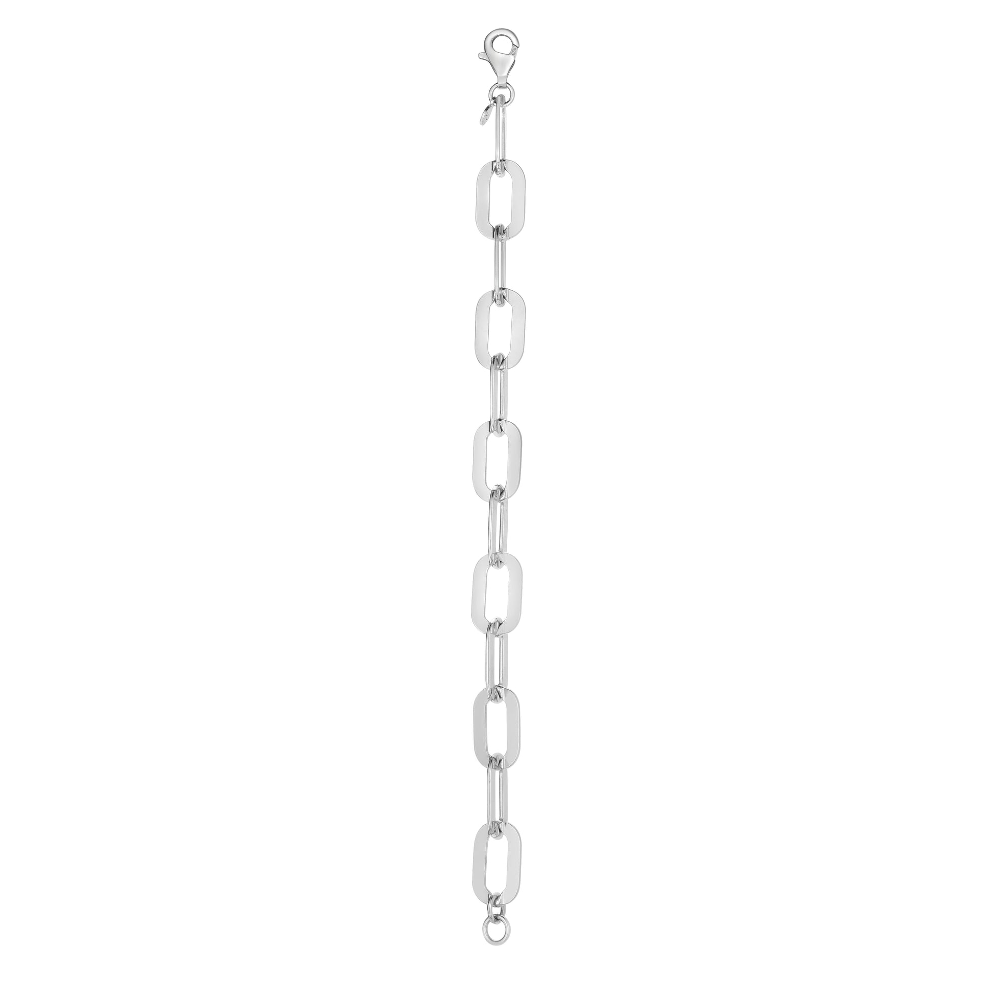 Royal Chain Sterling Silver Italian Link Paperclip Chain AGC15563