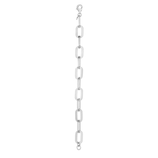 Royal Chain Sterling Silver Italian Link Paperclip Chain AGC15563