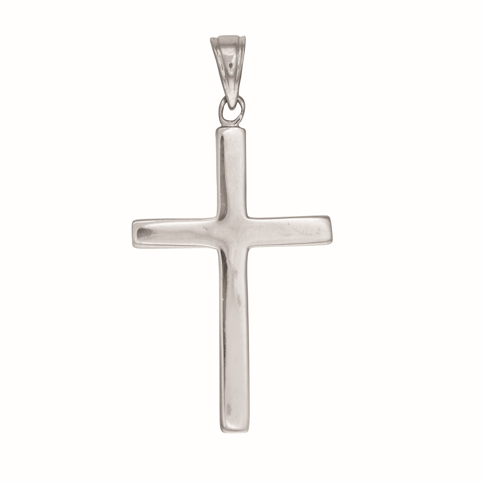 Royal Chain Silver Flat Cross AGCH768