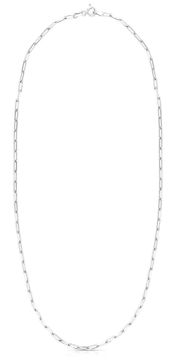 Royal Chain Silver 2.5mm Paperclip Chain  AGDPCLIP080