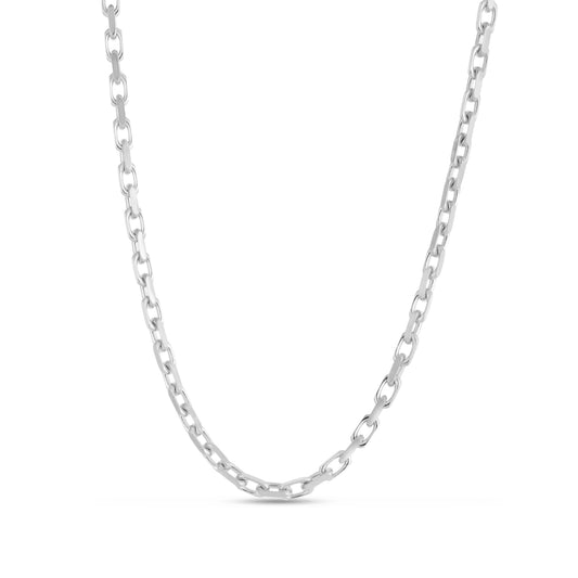 Royal Chain Silver 3.4mmmm French Cable Chain AGHRM145