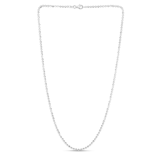 Royal Chain Sterling Silver 2.5mm Moon-cut Bead Chain AGMOON250