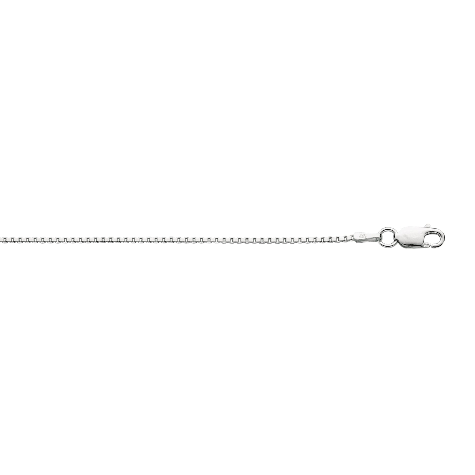 Royal Chain Silver 1.3mm Classic Box Chain AGRBOX024