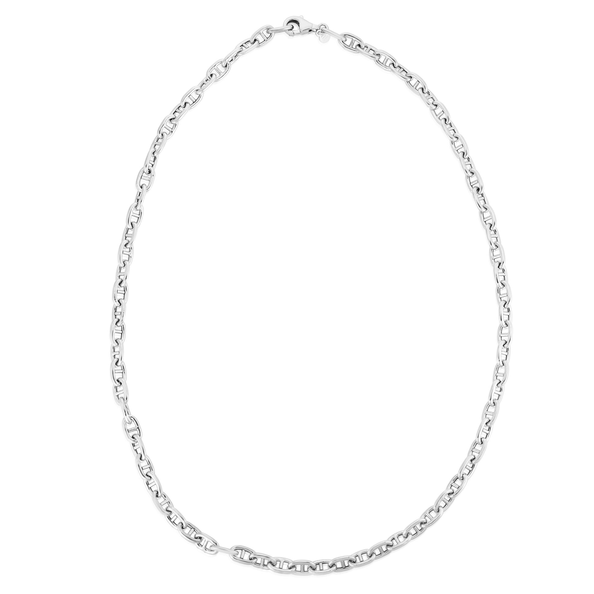 Royal Chain Silver 5.9mm Puffed Mariner Chain AGRC14659