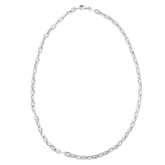 Royal Chain Silver 5.9mm Puffed Mariner Chain AGRC14659