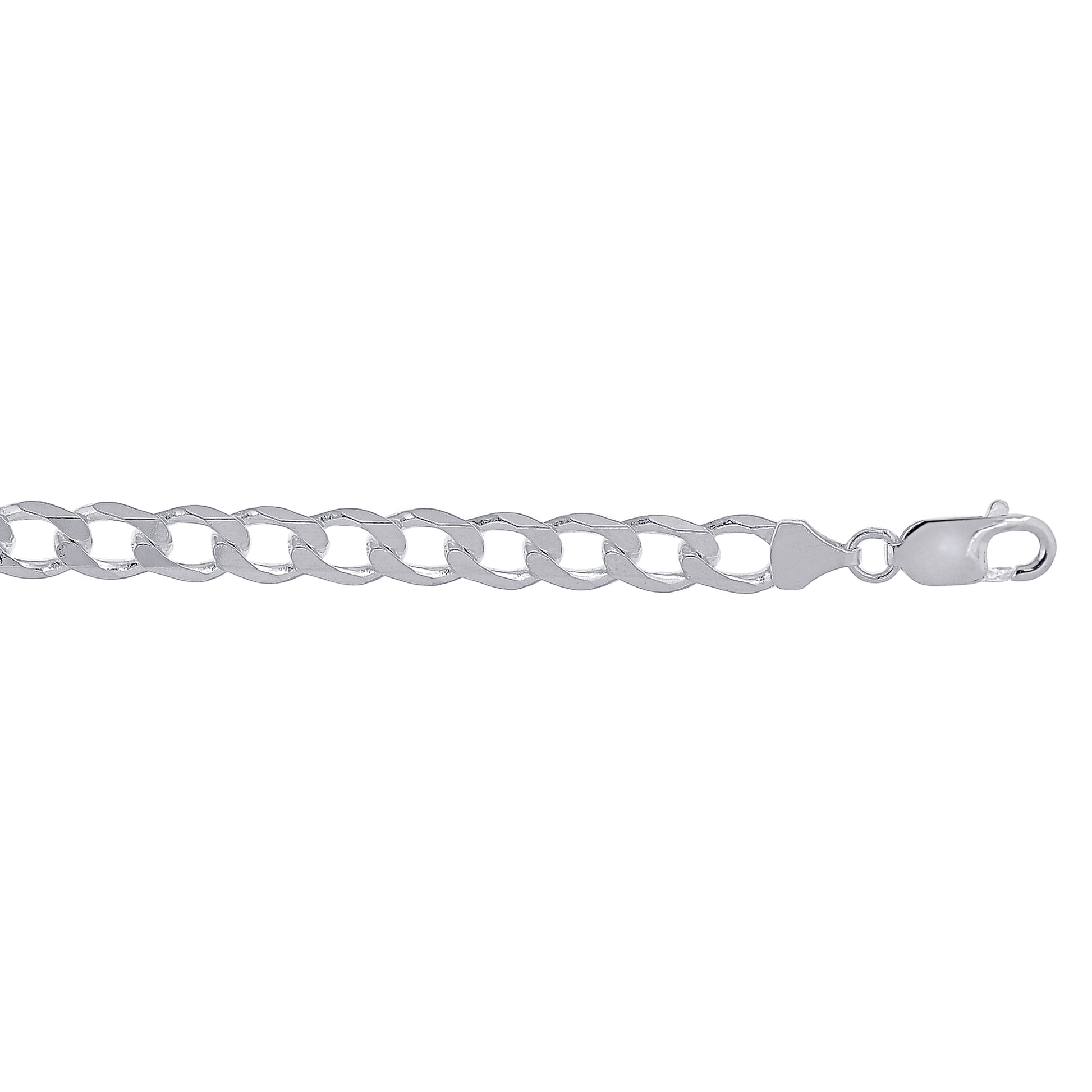 Royal Chain Silver 7.8mm Comfort Curb Chain AGRCRB200