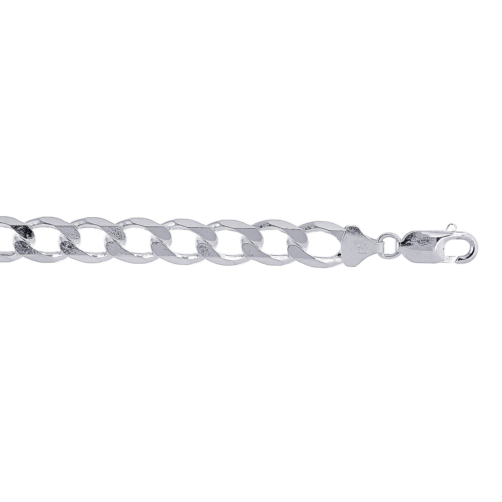 Royal Chain Silver 9.5mm Comfort Curb Chain  AGRCRB250