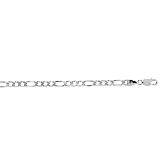 Royal Chain Silver 3.7mm Figaro Chain AGRFIG100