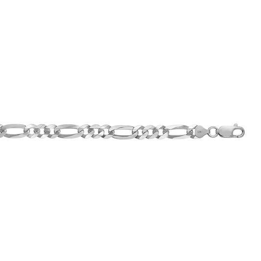 Royal Chain Silver 7.8mm Figaro Chain  AGRFIG200