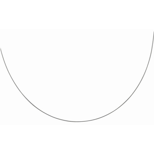 Royal Chain Silver 1.55mm Round Omega Chain AGRROMD150