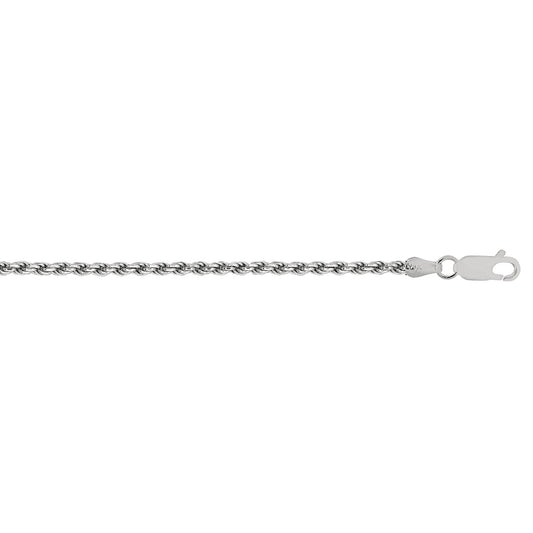 Royal Chain Silver 1.25mm Rope Chain AGRROY025
