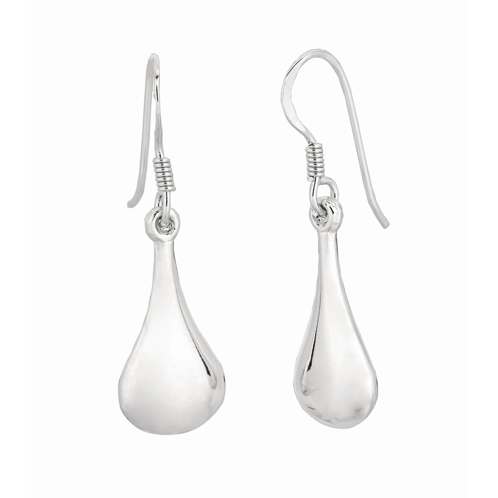 Royal Chain Silver Puff Bell Earring AGWE536