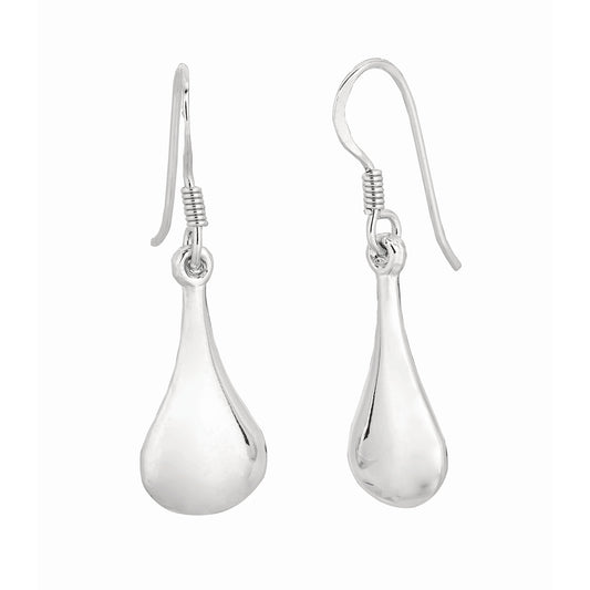 Royal Chain Silver Puff Bell Earring AGWE536