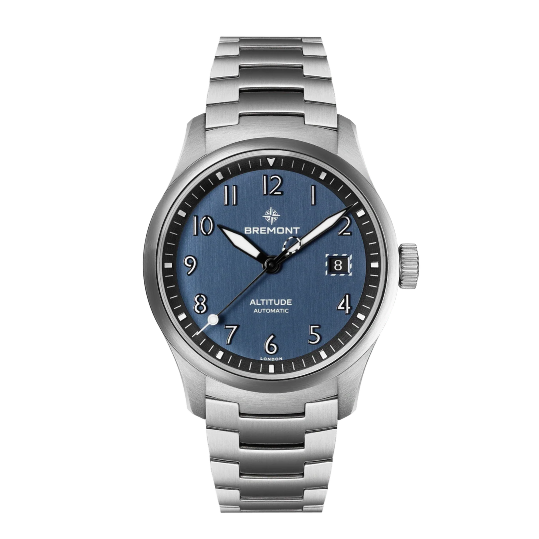 Bremont Altitude 39mm Blue Dial Bracelet ALT39-DT-SS-BL-B