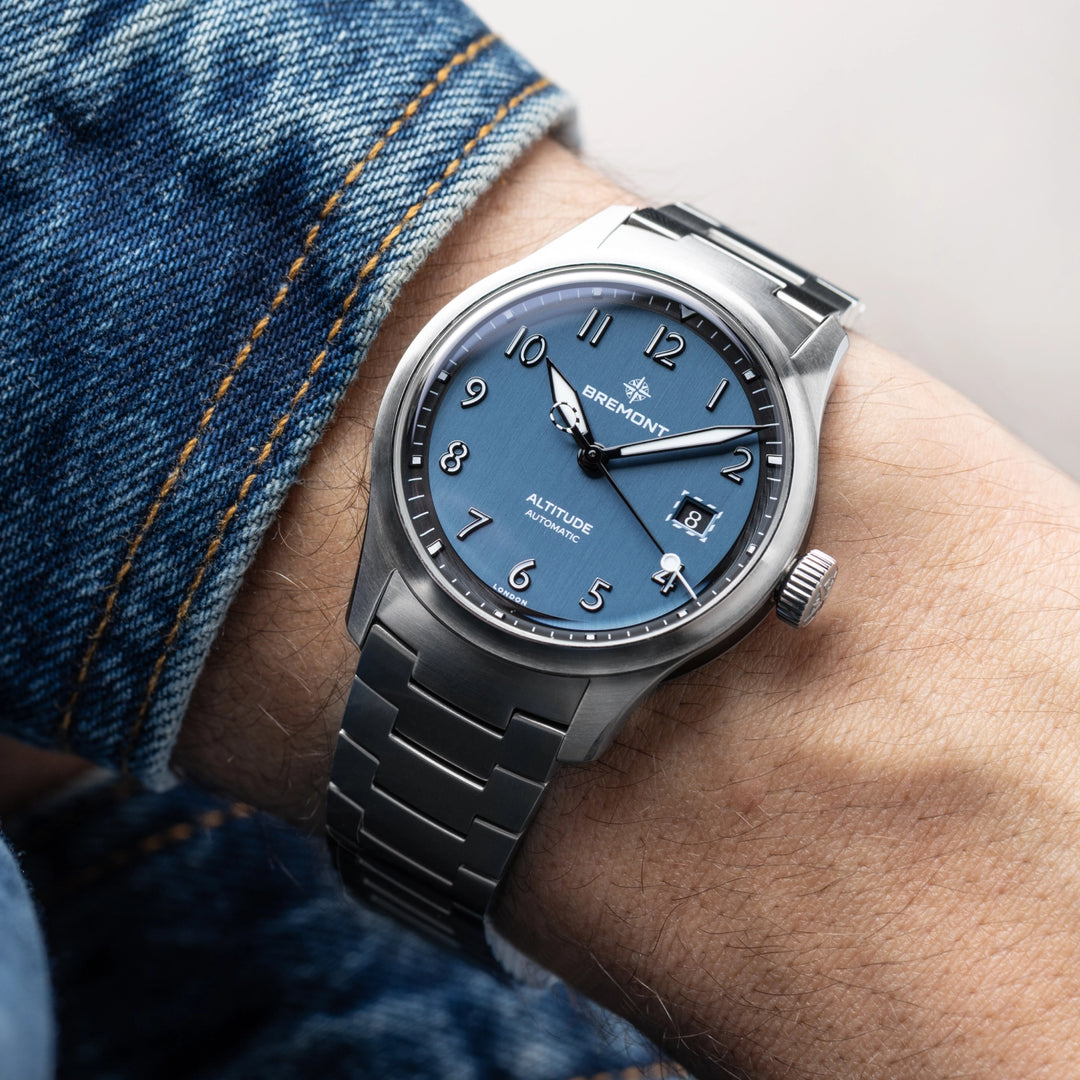 Bremont Altitude 39mm Blue Dial Bracelet ALT39-DT-SS-BL-B